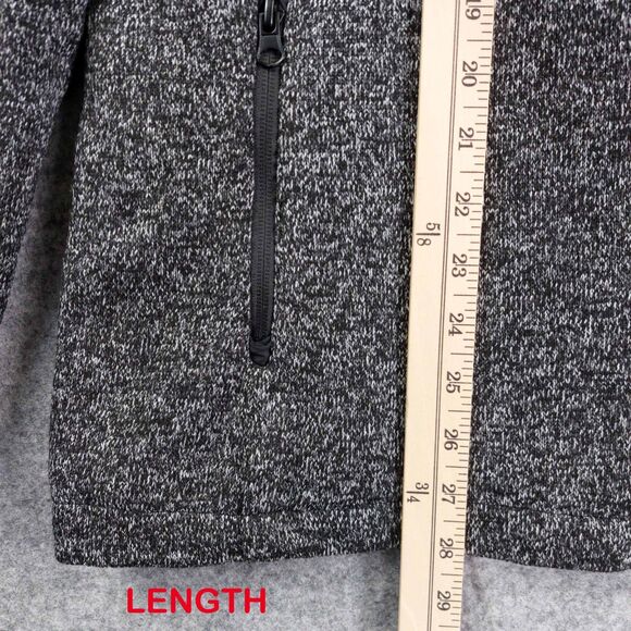 Avalanche Jacket Womens 1XL Gray Knit Fleece Full Zip Insulated Outdoors Hiking - Picture 5 of 9